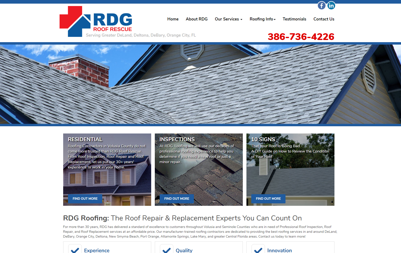 RDG Roof Rescue
